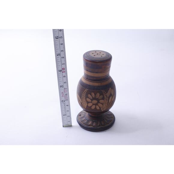 Hat Pin Holder, Hand Carved, Floral Design, Kitchen, Dining, Serving, - Picture 2 of 2